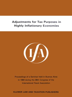 cover image of Adjustments for Tax Purposes in Highly Inflationary Economies